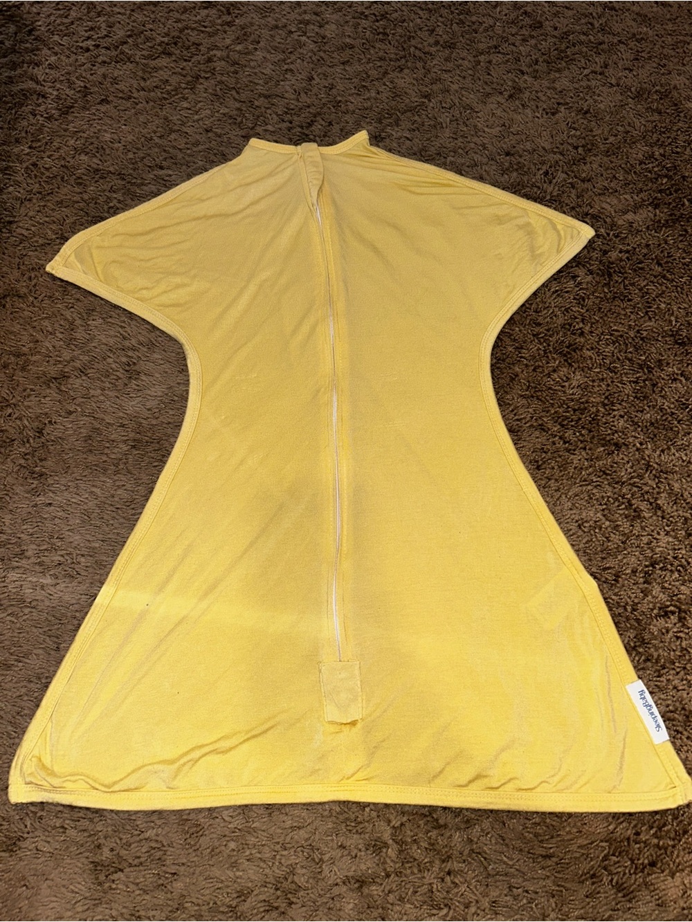 Sleeping baby transitional sleep sack